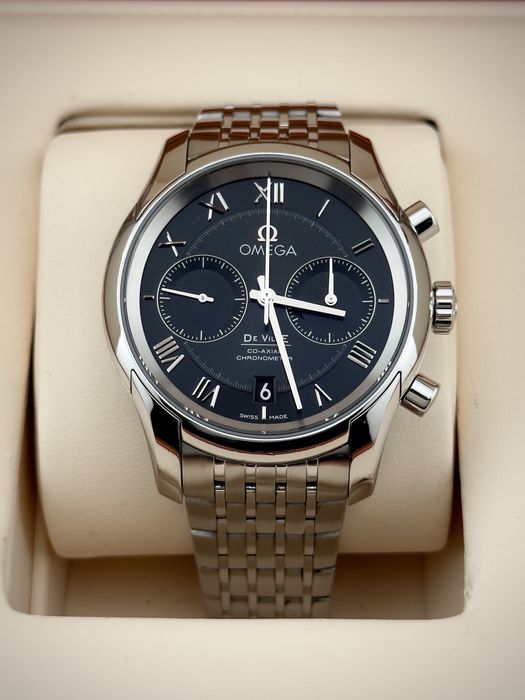 *OD FIRMY* Raty 0% FULLSET  Omega De Ville Co-Axial Chronograph REF. 431.10.42.51.01.001