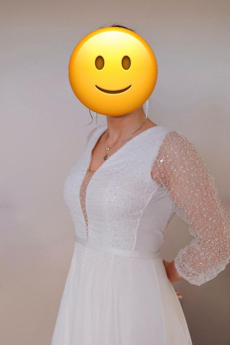 Suknia ślubna litera A rm38/40