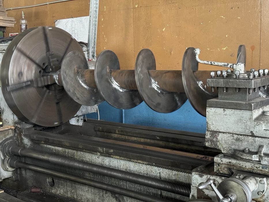 Шнек, витки шнека, спіраль шнека, сегменти шнека