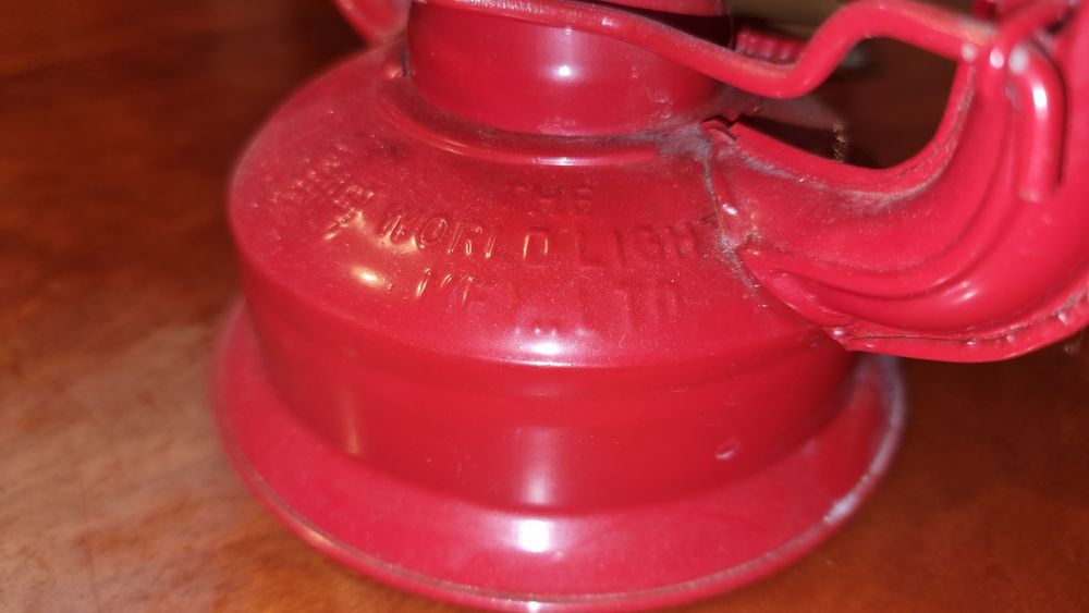 Lanterna Dietz Nº7 – vermelha – 30 cm – modelo cold blast