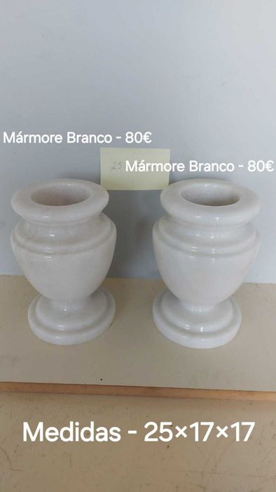 Artigos Fúnebres - Vasos em Mármore e Granito para Campas