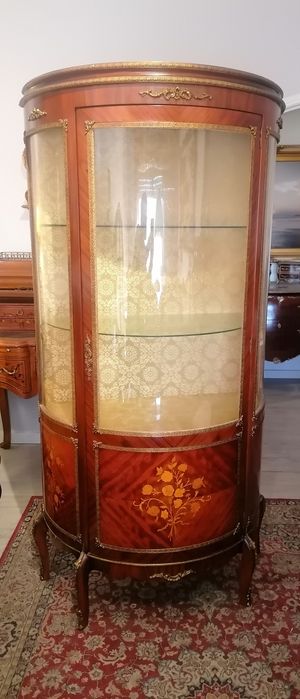 Vitrine Cristaleira Louceiro Livreiro Móvel expositor Oratório Luís XV