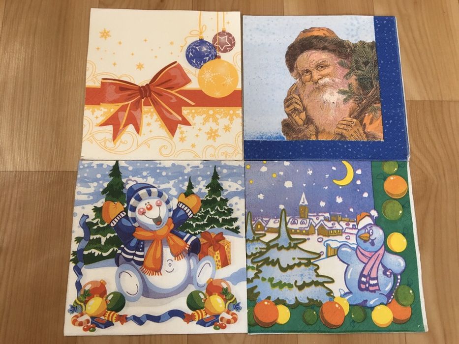 Серветки для декупажа — 30 мотивів