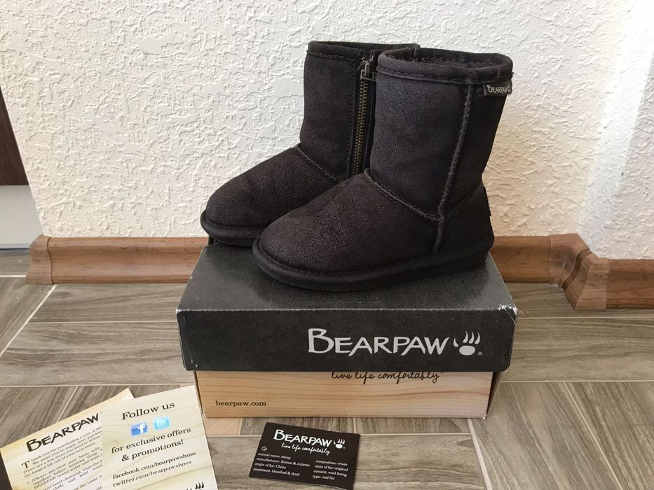 Зимние сапожки Bearpaw , натуральный мех , размер 9(25)