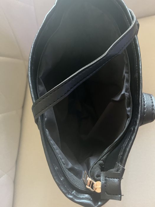 Torebka czarna motyle