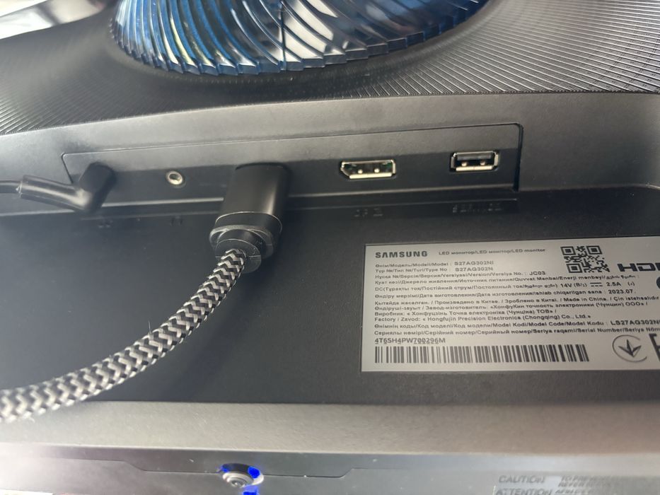 Монітор Samsung Odyssey G3 27 дюймів