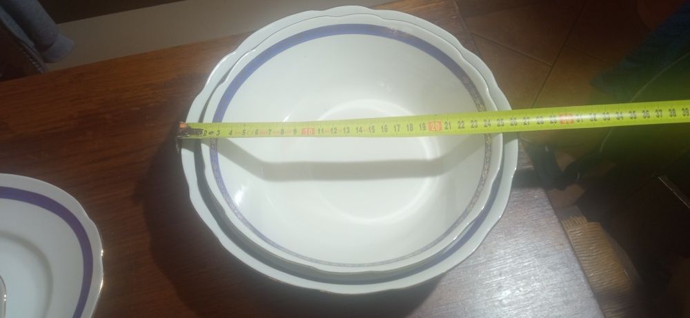 Zastawa obiadowa na 12 osób Ćmielów PRL