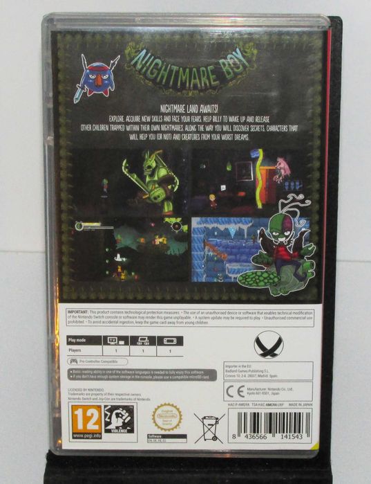 Nightmare Boy Nintendo Switch
