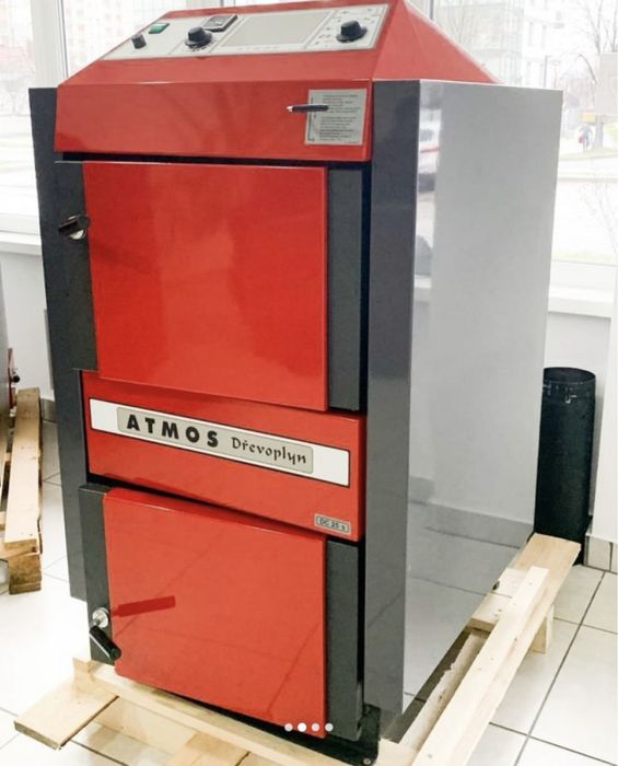 ⁉️Котел Atmos DC 25 S піролізний Атмос твердопаливний твердотопливный