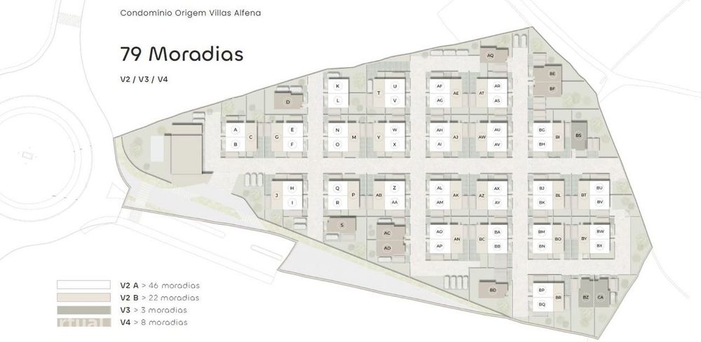 Moradia T2 nova em Alfena | Jardim privativo | Condomínio com piscina
