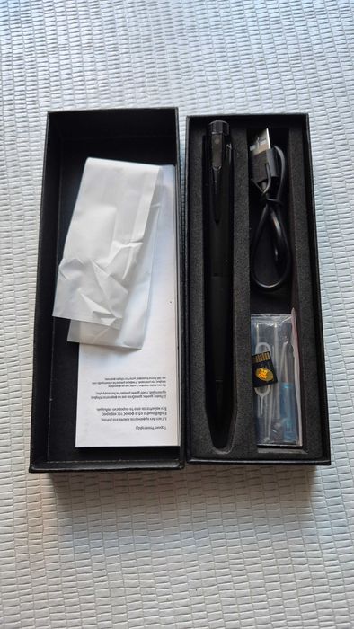 Kamera szpiegowska - długopis do nagrywania wideo i audio + karta 64GB