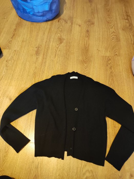 Sweter czarny Reserved dziewczęcy 152 rozpinany