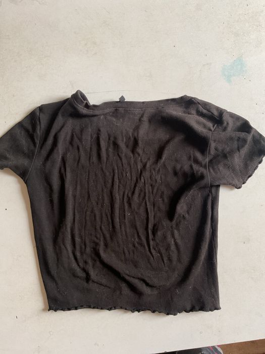 Koszulka czarna dla nastolatki