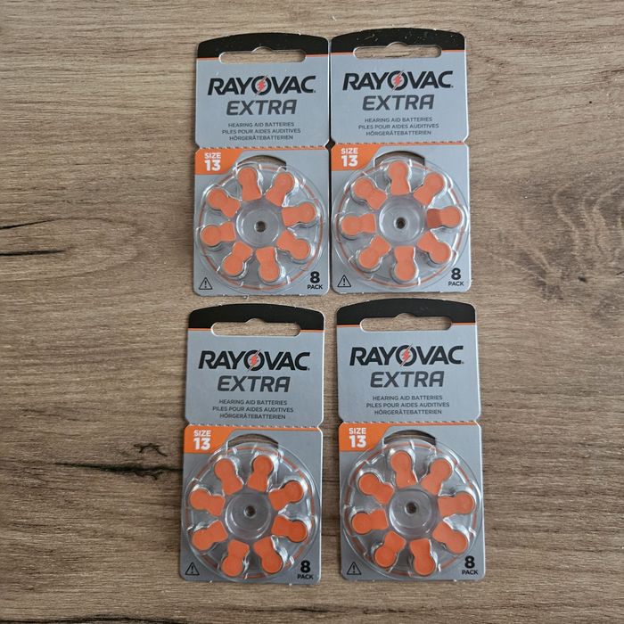 32  Baterie Rayovac Extra Advanced do aparatu słuchowego 13 MF 1.45V