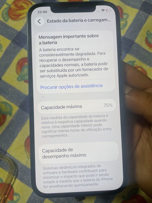 Estado estavel I phone 12
