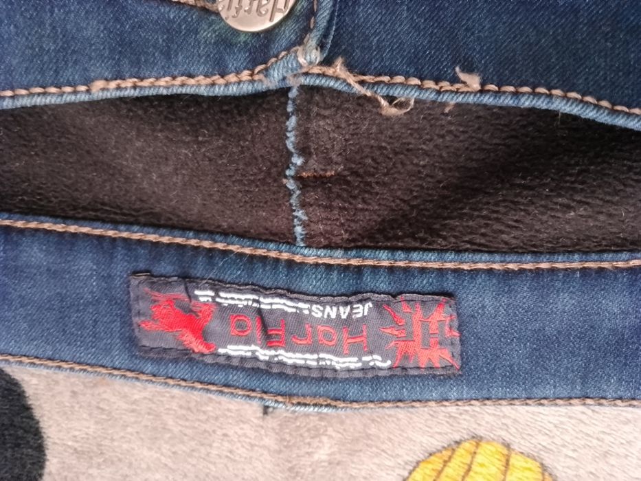 Męskie spodnie ocieplane