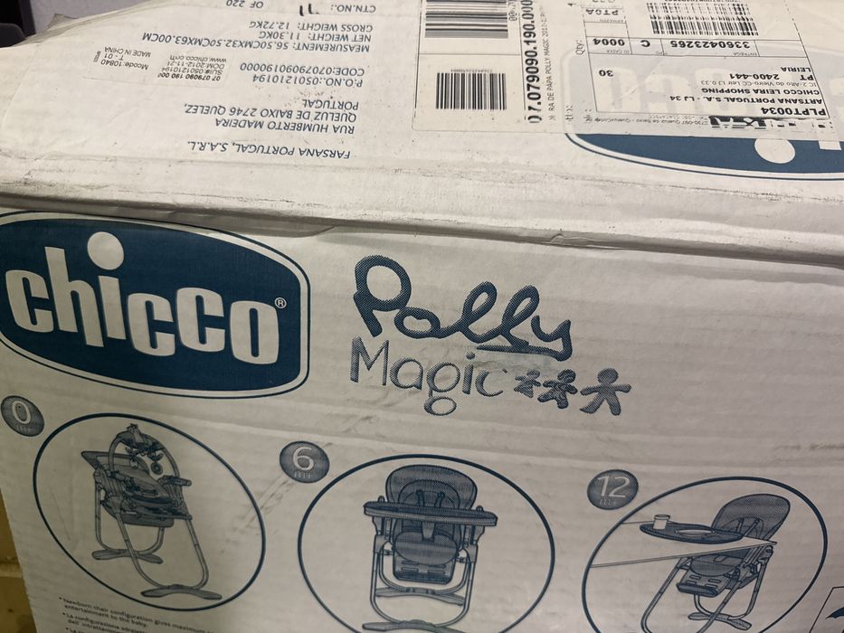 Cadeira de papa chicco reclinavel usada