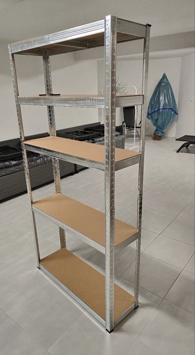 Dwa regały magazynowe metalowe