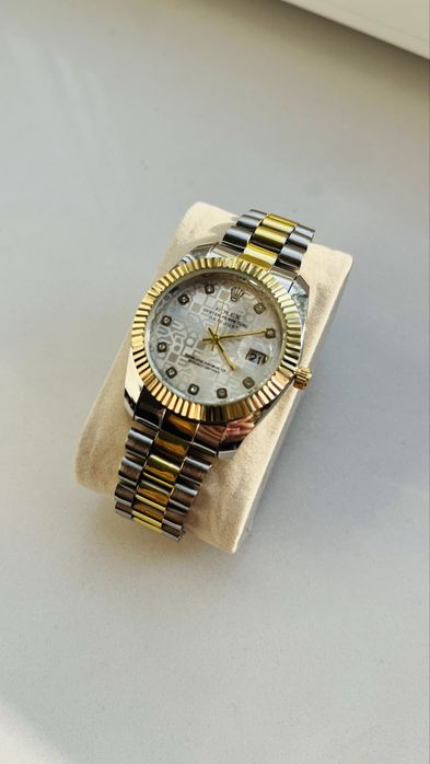 Zegarek stal-zloto damski