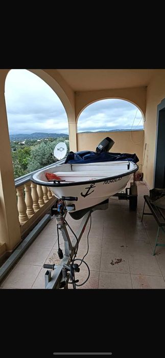 Barco com motor suzuki 15cv