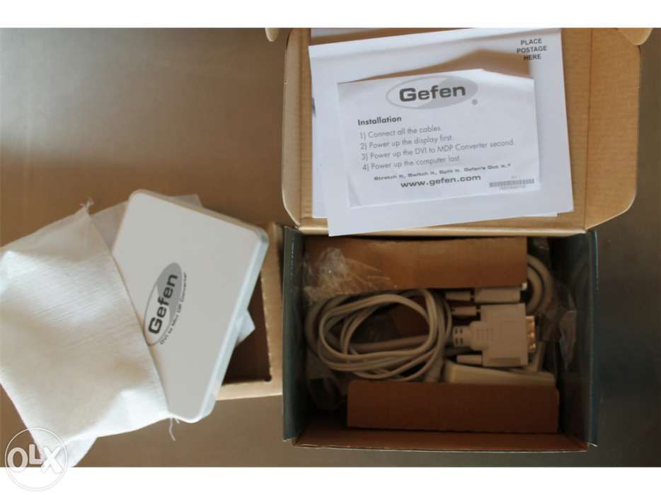 Gefen dvi - mini displayport (usado para ligar macbook a Apple Cinema