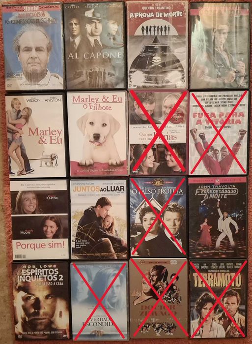 DVD's - Vários - como novos