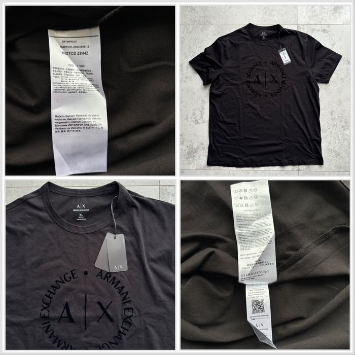 Футболка Armani Exchange чоловіча L XL нова біла оригінал синя чорна