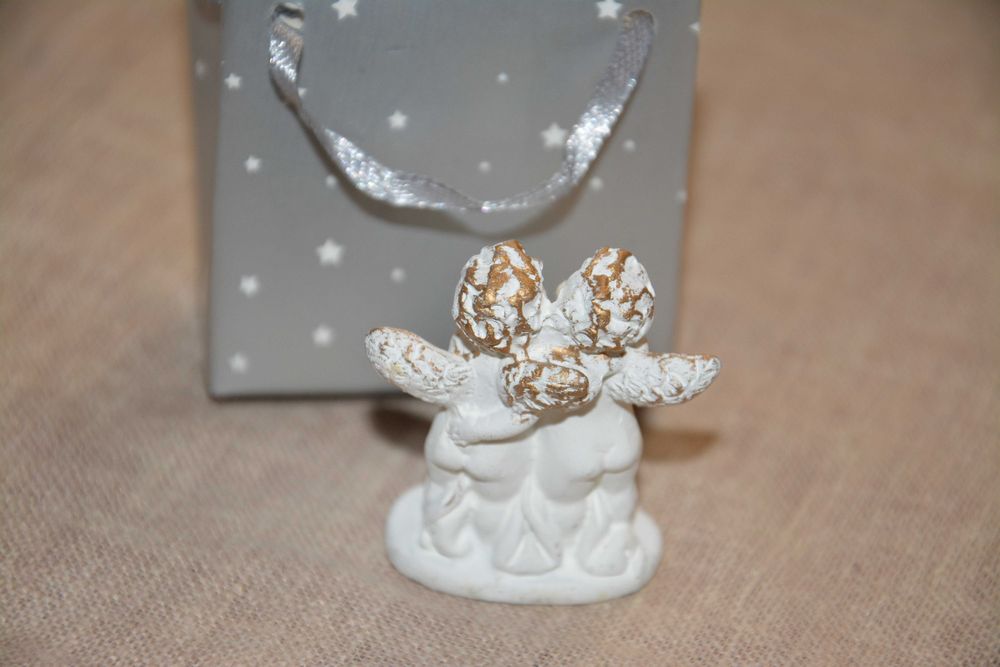 Przepiękna figurka aniołki NOWA z torebeczką