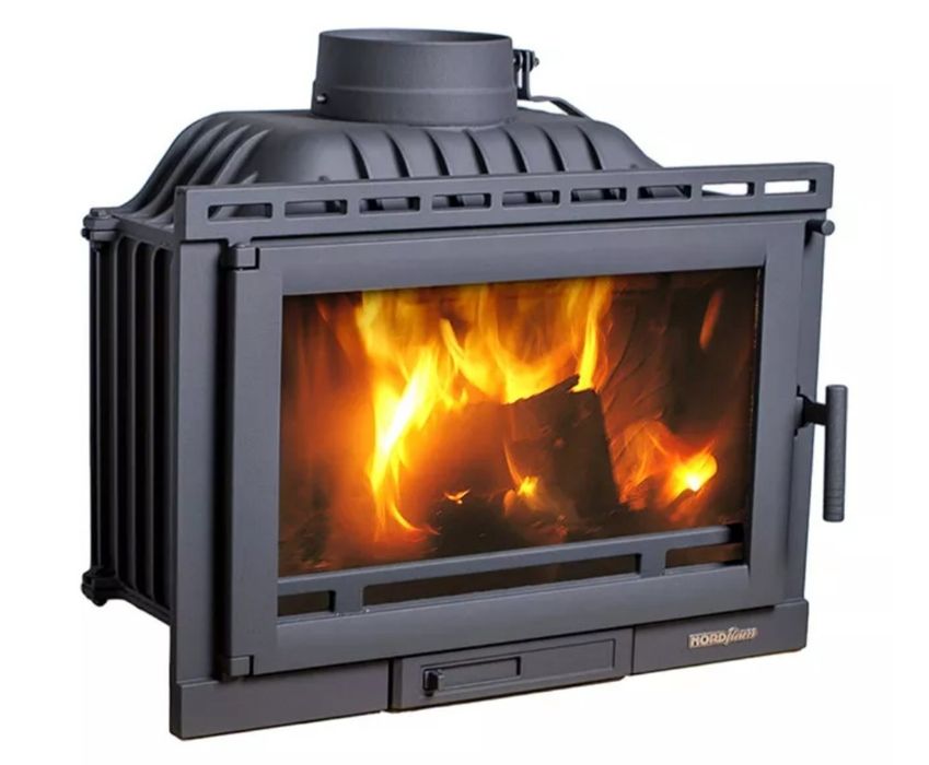 Камін на дрова, в наявності, площа обігріву 130 м²