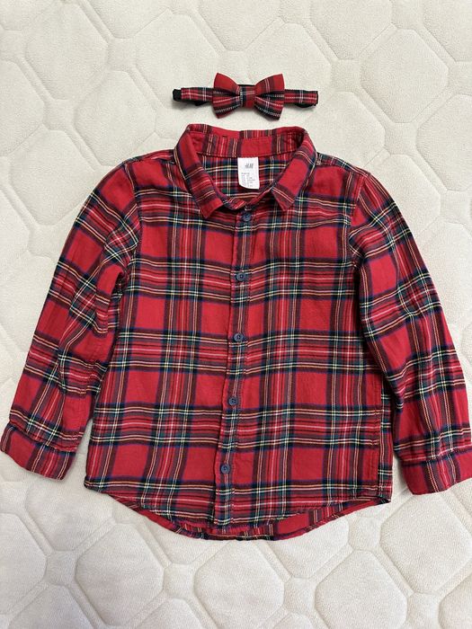 Рубашка H&M на 2/3 года. Рубашка на мальчика.
