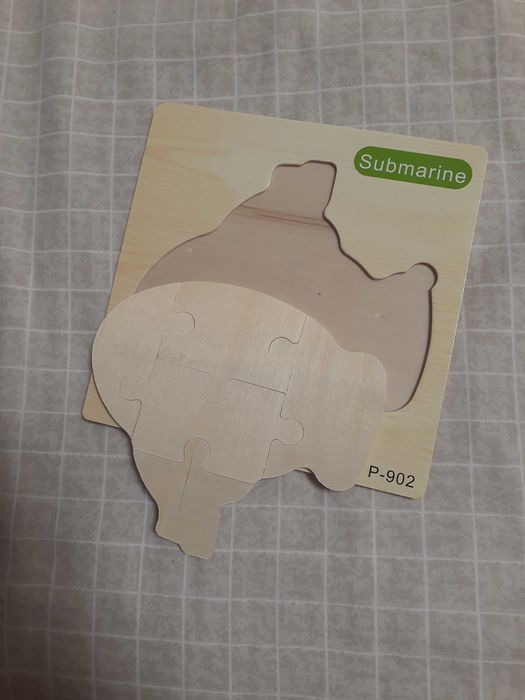 Дерев'яний пазл субмарина