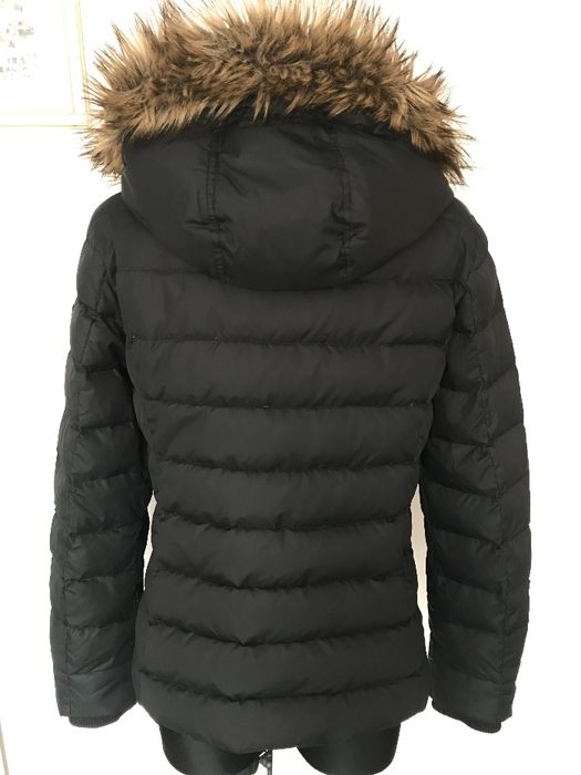 Kurtka puchowa, pikowana, Tommy Hilfiger z kapturem