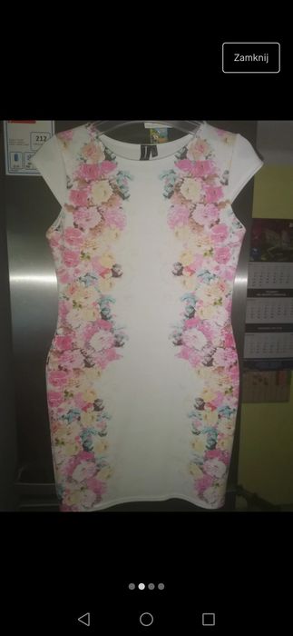Sukienka letnia codzienna impelrezowa wesele 40 42