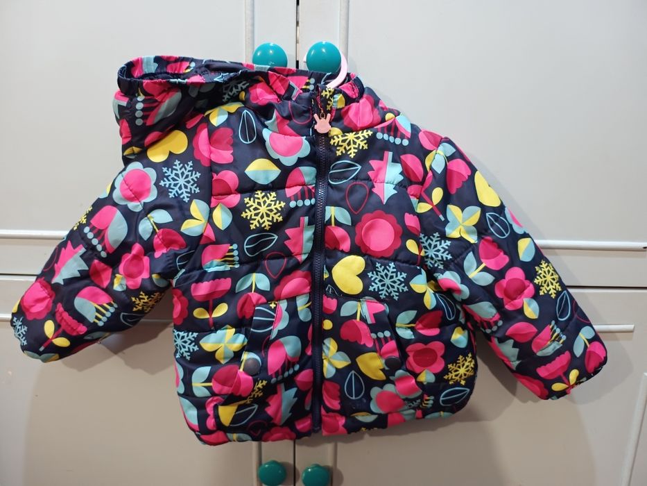 Kombinezon zimowy dwuczęściowy r. 86