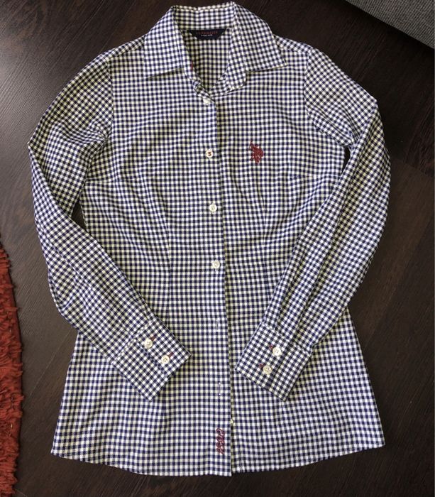 Женская рубашка US Polo, оригинал, размер XS/S