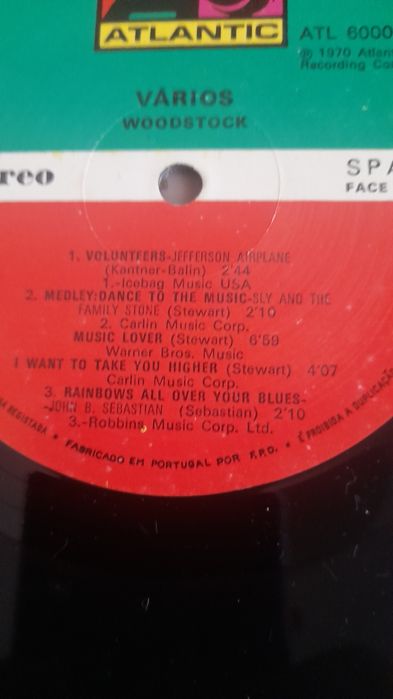 Discos vinil anos 70 Woodstock (Reservado)