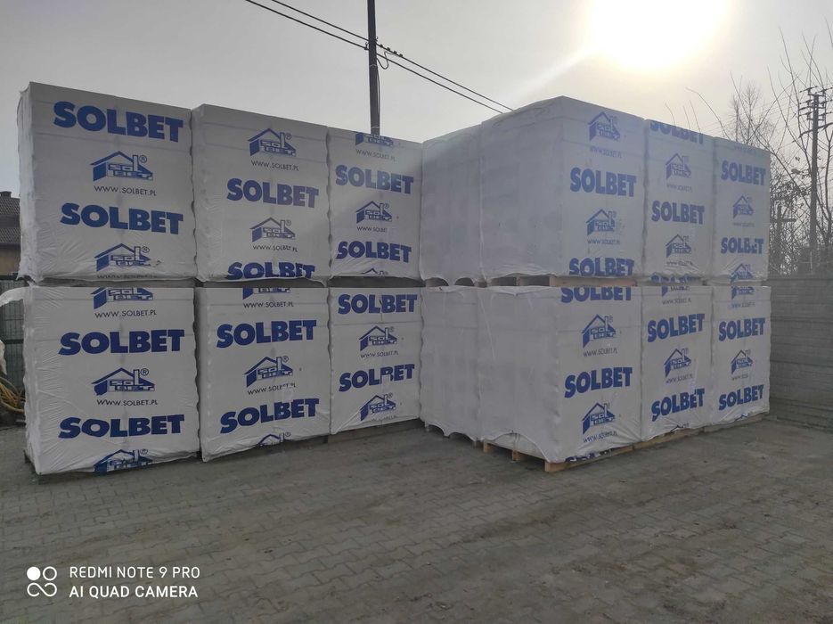 Solbet beton komórkowy Z UCHWYTEM 24x24x59