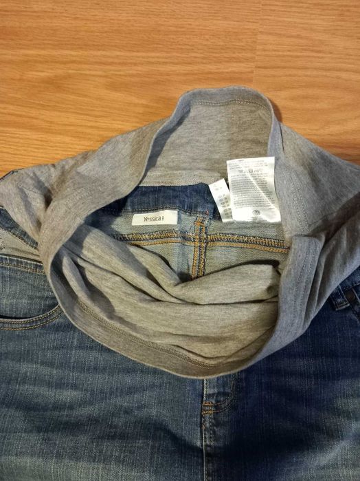 Roupa Grávida / Pré Mamã: saia de ganga