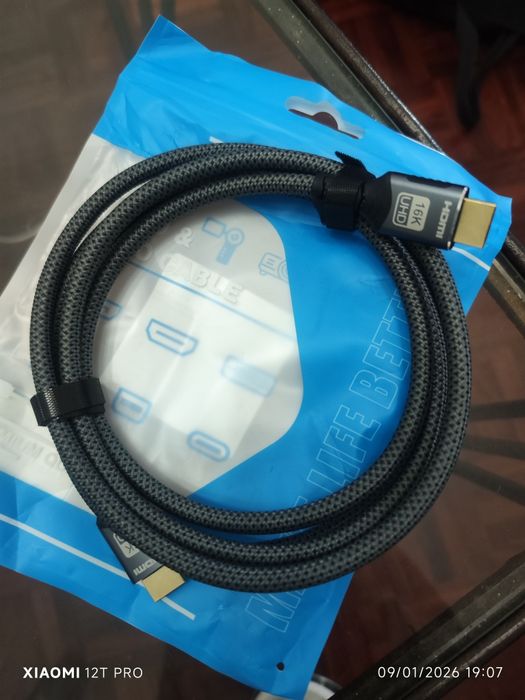 Cabo HDMI 16k UHD 2 metros