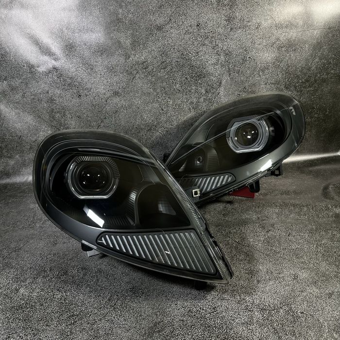 Фари Bi-Led,Renault Traffic, Opel Vivaro та Nissan Primastar 2007-2014 тюнінг, оченята, антихром