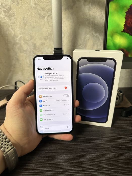 iPhone 12 128Gb • Идеал • Полный комплект • АКБ 83% • Айфон