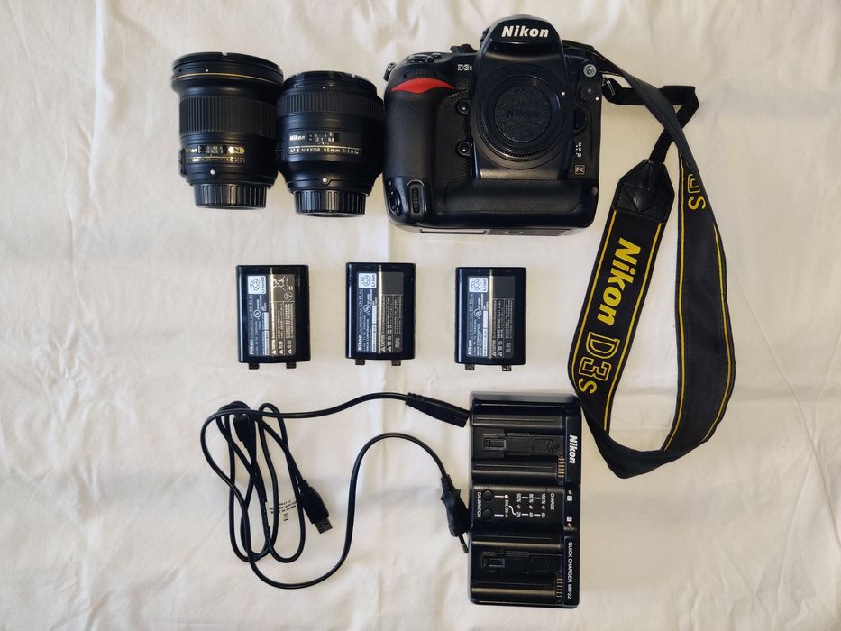 Продам ТОП професійний набір для фотографа d3s 85mm f/1.8g 20mm f/1.8g