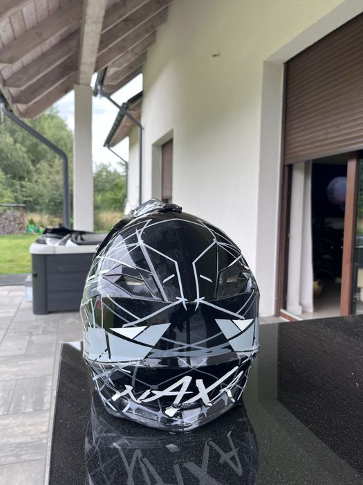 Kask na crossa i motor