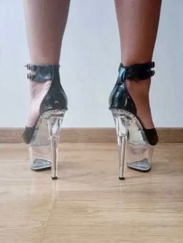 166/ OD RĘKI 38 nowe gogo pole exotic dance szklanki sandały obcasy 18