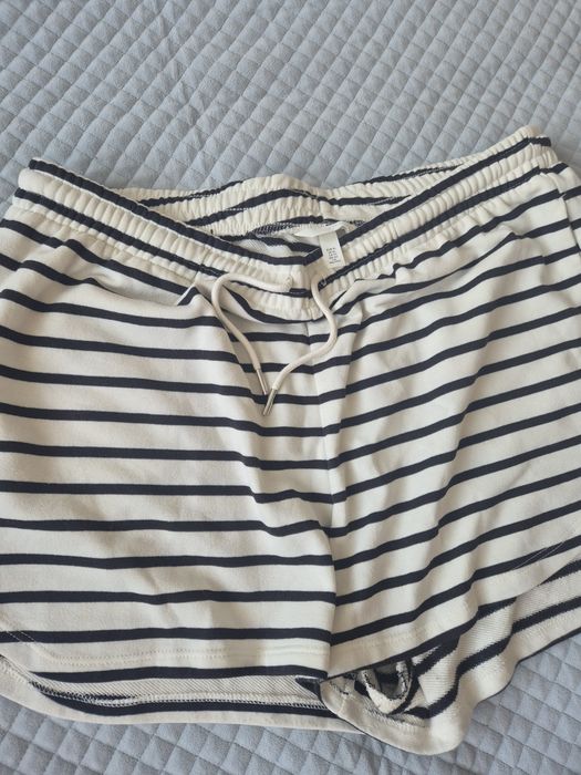 Spodenki krótkie len x 5 i dresowe x 1, h&m r. HL
