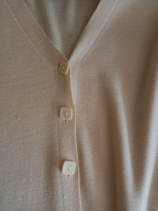 Garsonka spódnica komplet 40 42 L XL ecree wanilowa kaszmir wełnaAkryl