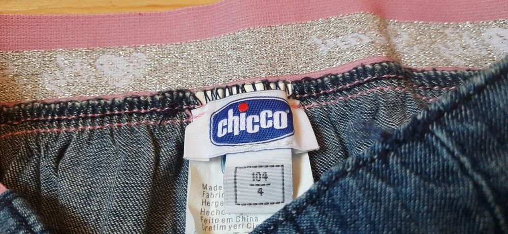 Джинсовые шорты Chicco. 104 см. 4 года.