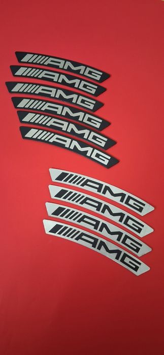 Наклейки AMG в диски Mercedes