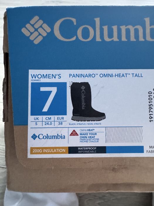 Чоботи утеплені жіночі Columbia Paninaro Omni-Heat Tall