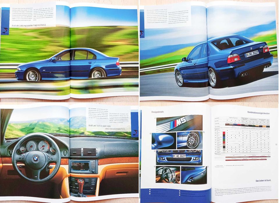 BMW M-Power 2002 - M3 E46 & M5 E39 - MEGA prospekt 104 strony ! stan BDB- *przesyłka GRATIS !